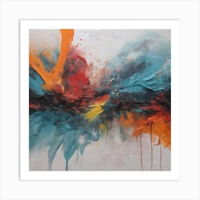 Abstract Painting 17 Art Print