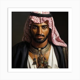 King Saud Art Print