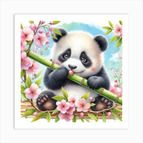 Panda Bear 1 Art Print