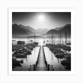 Black And White Photo Art Print