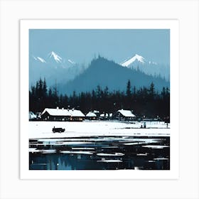 Winter Scene 1 Art Print