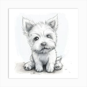 West Highland Terrier 1 Art Print