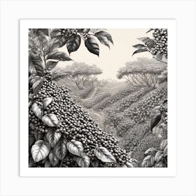 Coffee Beans 212 Art Print