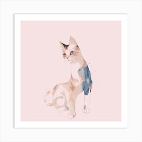 Cat Painting 1 Art Print