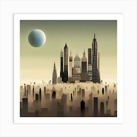 Cityscape 2 Art Print