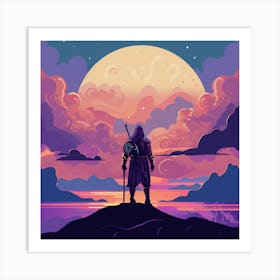 Samurai Warrior Art Print