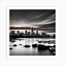 Chicago Skyline 11 Art Print