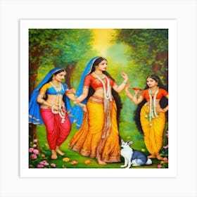 Lord Krishna Art Print