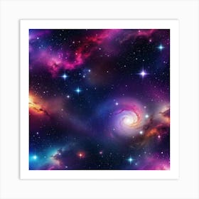 Galaxy Wallpaper 22 Art Print