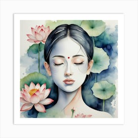 Buddha Painting Art Print