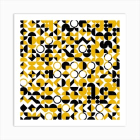 Abstract Geometric Pattern 24 Art Print