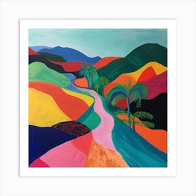 Abstract Travel Collection Grenada 1 Art Print