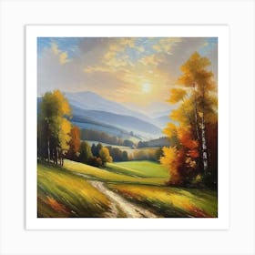 Autumn Landscape 13 Art Print