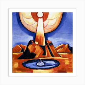 Sun And The Moon 1 Art Print