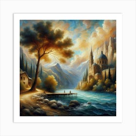 Russian Landscape Painting 1 Art Print