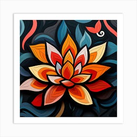 Lotus Flower 2 Art Print