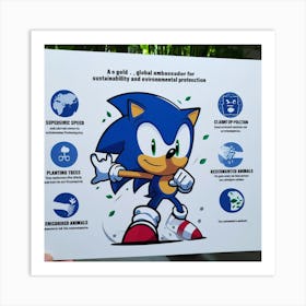 Sonic The Hedgehog 36 Art Print