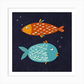 Slightly Sarcastic Fish Art Print