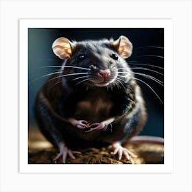 Cut Rat Art Print