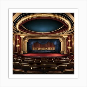 Theatre Interior Art Print