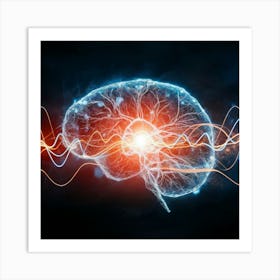 Brain Wave Art Print