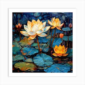 Lotus Flower 23 Art Print