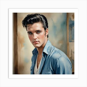 The Rock 'n' Roll Pioneer Elvis Presley 1 Art Print