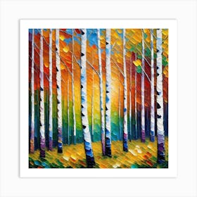 Birch Trees 9 Art Print