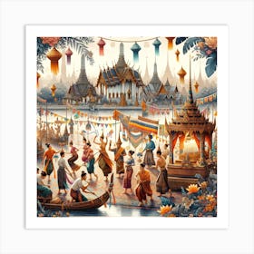 Thailand's Birthday Art Print