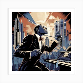 King Of Jazz Art Print