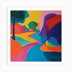 Abstract Park Collection Centennial Park Sydney 1 Art Print