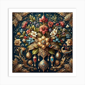 Russian Rococo Art Print