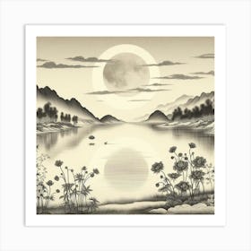 Lunar Art Print