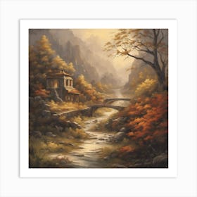 Chinese House Art Print