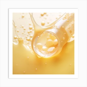 Golden Mist Skincare V1 Art Print