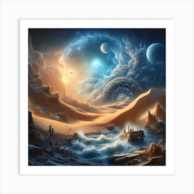 Alien Landscape Art Print