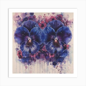 Pansies 12 Art Print