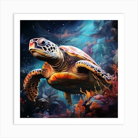 Sea Turtle 3 Art Print