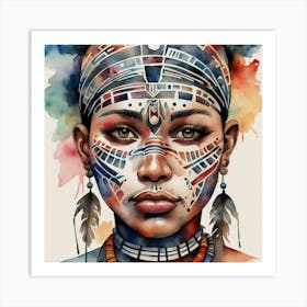 African Girl Art Print