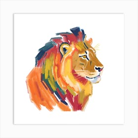 Asiatic Lion 03 Art Print