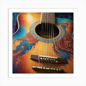 Acoustic Guitar 4 Art Print