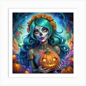 Day Of The Dead Girl Art Print