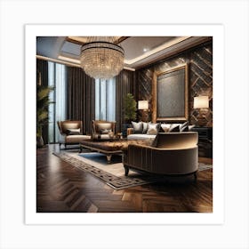 Luxury Living Room Art Print