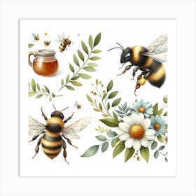 Bee 1 Art Print