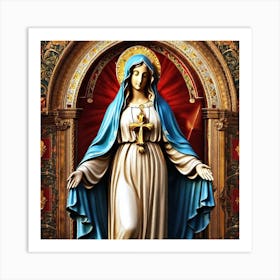 Virgin Mary 2 Art Print