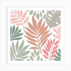 Tropical Leaves 5 Art Print