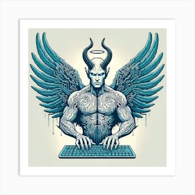 Demon Computer Art Print