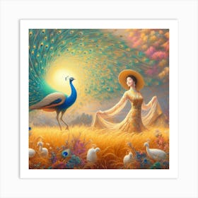 Peacock 1 Art Print