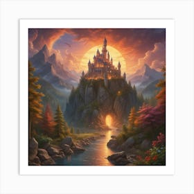 Disney Castle 5 Art Print