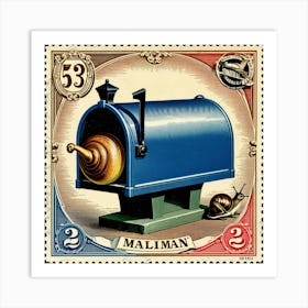 Mailman Art Print